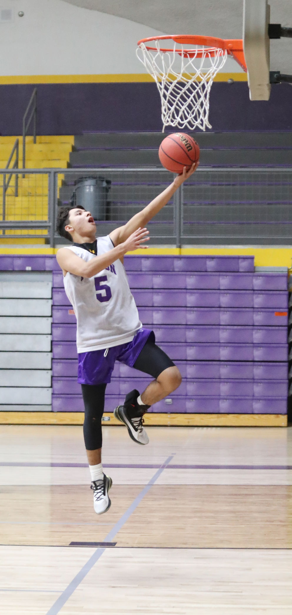 Boys Basketball Layup